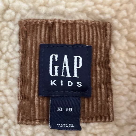 XL Kids Sherpa-lined corduroy icon jacket - Picture 2 of 3